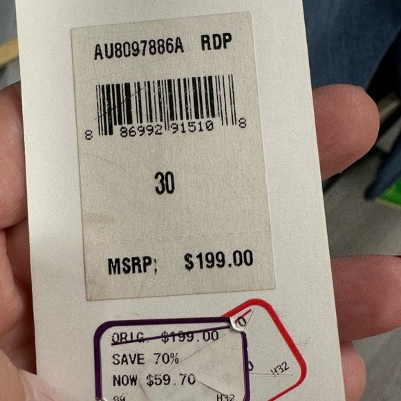 7 For All Mankind The Ankle Skinny Distressed Jeans - Picture 6 of 8